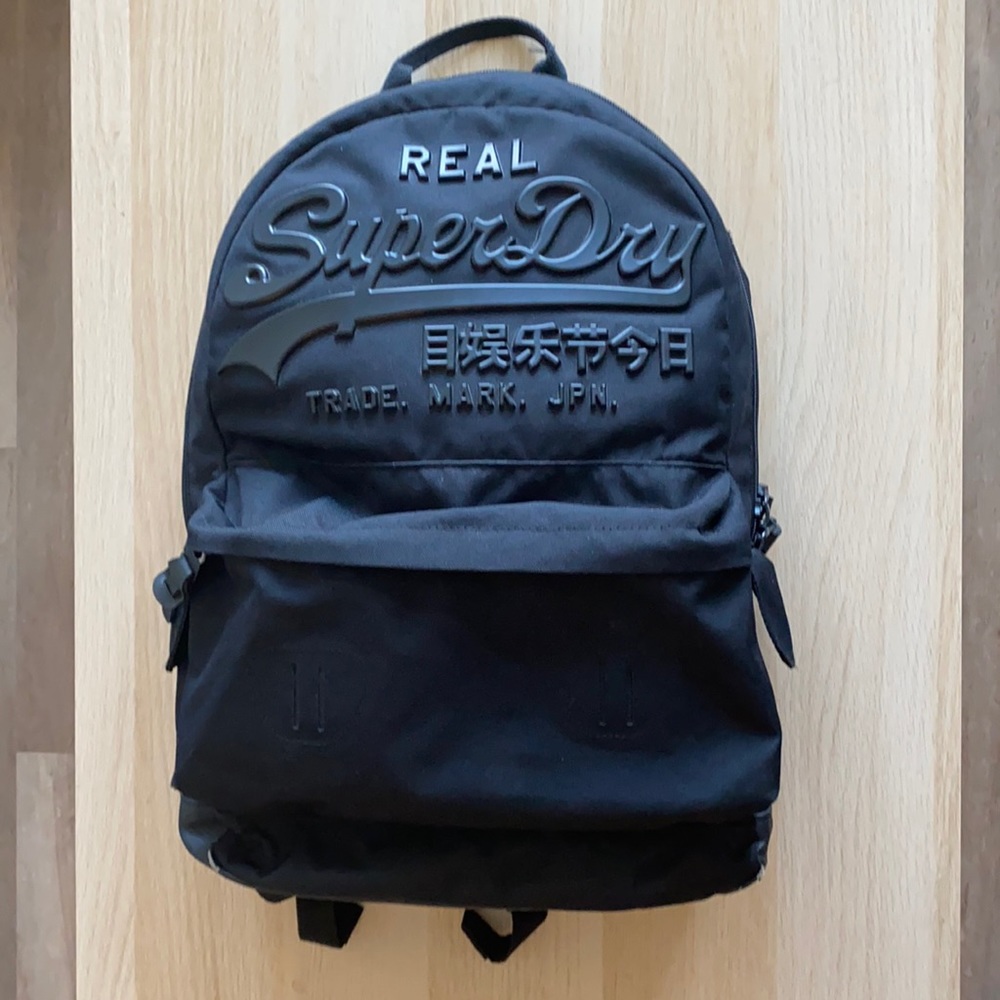 Superdry black Backpack